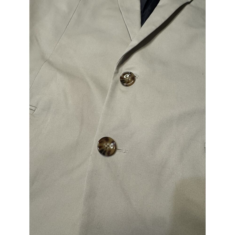 J Crew Thompson Cotton Sport Coat Blazer 40S Mens Beige Jacket Two Button Suit - Picture 3 of 6